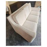 Plush Cream Upholstered Family Sofa from Klaussner Furniture Plush Cream Upholstered Family Sofa from Klaussner Furniture