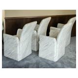 Set of Four Vintage 80s Chiclet Sculptural Dining Chair Set of Four Vintage 80s Chiclet Sculptural Dining Chair