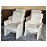 Set of Four Vintage 80s Chiclet Sculptural Dining Chair Set of Four Vintage 80s Chiclet Sculptural Dining Chair