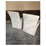 Set of Four Vintage 80s Chiclet Sculptural Dining Chair Set of Four Vintage 80s Chiclet Sculptural Dining Chair