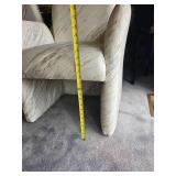 Set of Four Vintage 80s Chiclet Sculptural Dining Chair Set of Four Vintage 80s Chiclet Sculptural Dining Chair