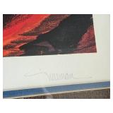 "Poems of Fire Eclipse" Leonardo Nierman Sign & Number Print Mexican Postwar Modern Artist "Poems of Fire Eclipse" Leonardo Nierman Sign & Number Print Mexican Postwar Modern Artist