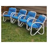 Vintage Miami Pool Chairs Vintage Miami Pool Chairs