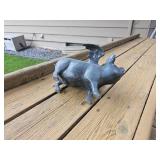 Charming Spelter Flying Pig Charming Spelter Flying Pig