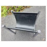 Danish Modern Chrome Tubing Magazine Rack Danish Modern Chrome Tubing Magazine Rack