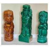 Collectable Series of Kahlua Mayan Decanter Bottles Collectable Series of Kahlua Mayan Decanter Bottles