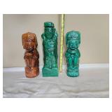 Collectable Series of Kahlua Mayan Decanter Bottles Collectable Series of Kahlua Mayan Decanter Bottles