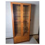 Stunning Vintage Danish Modern Display Cabinet Stunning Vintage Danish Modern Display Cabinet