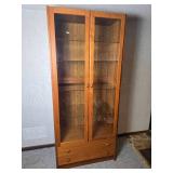 Stunning Vintage Danish Modern Display Cabinet Stunning Vintage Danish Modern Display Cabinet