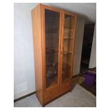 Stunning Vintage Danish Modern Display Cabinet Stunning Vintage Danish Modern Display Cabinet