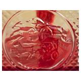 Charming Vintage Cut Glass Oil Lamp Pair Charming Vintage Cut Glass Oil Lamp Pair