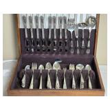 Vintage Sterling Silver Flatware Service for 8 - Inaugural by State House - 2392g + 8 Knives Vintage Sterling Silver Flatware Service for 8 - Inaugural by State House - 2392g + 8 Knives