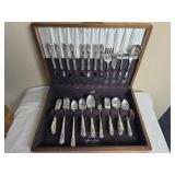 Vintage Sterling Silver Flatware Service for 8 - Inaugural by State House - 2392g + 8 Knives Vintage Sterling Silver Flatware Service for 8 - Inaugural by State House - 2392g + 8 Knives