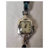 Adorable Vintage Art Deco Hamilton 10K White Gold Ladies Adorable Vintage Art Deco Hamilton 10K White Gold Ladies