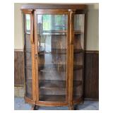 Stunning Antique Oak Curio Cabinet Stunning Antique Oak Curio Cabinet