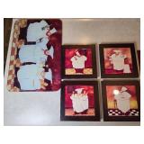 Fantastic Fine Art Kitchen Tile Prints - Jennifer Garant - Fat Chef - (4) Fantastic Fine Art Kitchen Tile Prints - Jennifer Garant - Fat Chef - (4)