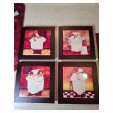 Fantastic Fine Art Kitchen Tile Prints - Jennifer Garant - Fat Chef - (4) Fantastic Fine Art Kitchen Tile Prints - Jennifer Garant - Fat Chef - (4)
