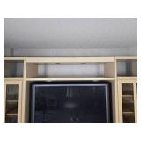 Modern 5-Piece Entertainment Center Cabinet Console Unit - Blonde Modern 5-Piece Entertainment Center Cabinet Console Unit - Blonde