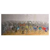 Huge Vintage Hurricane Glass Collection - B - (55) Huge Vintage Hurricane Glass Collection - B - (55)