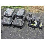 Ryobi 18V Portable Lawn Tool Kit - String Trimmer P2003 - Pole Saw P4360 - Blower P21011VNM Ryobi 18V Portable Lawn Tool Kit - String Trimmer P2003 - Pole Saw P4360 - Blower P21011VNM