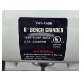 Tool Shop 6" Bench Grinder - 241-1406 Tool Shop 6" Bench Grinder - 241-1406