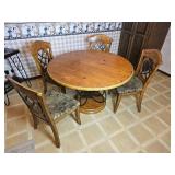 Scrolled Wrought Iron Provencial Dining Table & Chairs Scrolled Wrought Iron Provencial Dining Table & Chairs