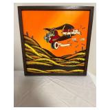 Three Panel Bi-Plane Lithograph Singed by Artist Blackbear Bosin Three Panel Bi-Plane Lithograph Singed by Artist Blackbear Bosin