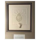 "Spirit Mask" Mixed Media Embossed Eskimo Inspired Print "Spirit Mask" Mixed Media Embossed Eskimo Inspired Print