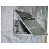 Spanish Nero Marquise Marble Post Modern Pedestal Cocktail Table *Vintage 1989* Spanish Nero Marquise Marble Post Modern Pedestal Cocktail Table *Vintage 1989*