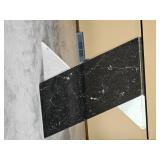 Spanish Nero Marquise Marble Post Modern Pedestal Dining Table *Vintage 1989* Spanish Nero Marquise Marble Post Modern Pedestal Dining Table *Vintage 1989*