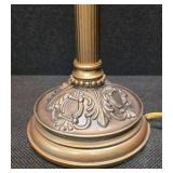 Lamp with Beaded Shade