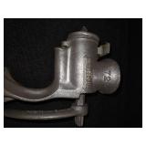 Russwin and a Universal cast iron vintage hand-crank meat grinders