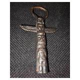 2 Iron totem pole bottle openers