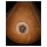 MCM / Vintage Italian leather-wrapped decanter