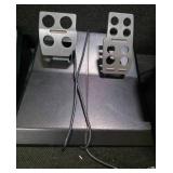 Logitech Driving Force steering wheel and gas pedal set  x2