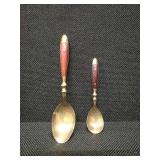 Vintage / MCM Brass and Rosewood flatware from Thailand