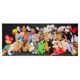 Large Lot (50) of TY Beanie Babies Generation #4 & #5