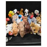 Large Lot (50) of TY Beanie Babies Generation #4 & #5