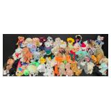 Large Lot (50) of TY Beanie Babies Generation #3,4,5 & 6