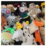 Large Lot (50) of TY Beanie Babies Generation #3,4,5 & 6