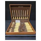 Horchow Gold Bronzewear 40 piece set of flatwear