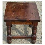 Wooden End Table