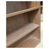 Wooden shelving unit/  small bookcase