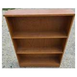 Wooden shelving unit/  small bookcase