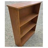 Wooden shelving unit/  small bookcase