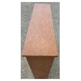 Wooden shelving unit/  small bookcase