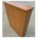 Wooden shelving unit/  small bookcase