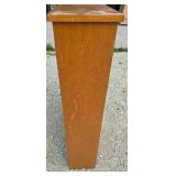 Wooden shelving unit/  small bookcase