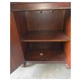 Fancy Lillian August Hardwood cabinet with Black Marble Top