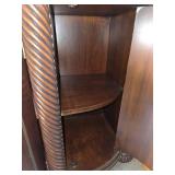 Fancy Lillian August Hardwood cabinet with Black Marble Top